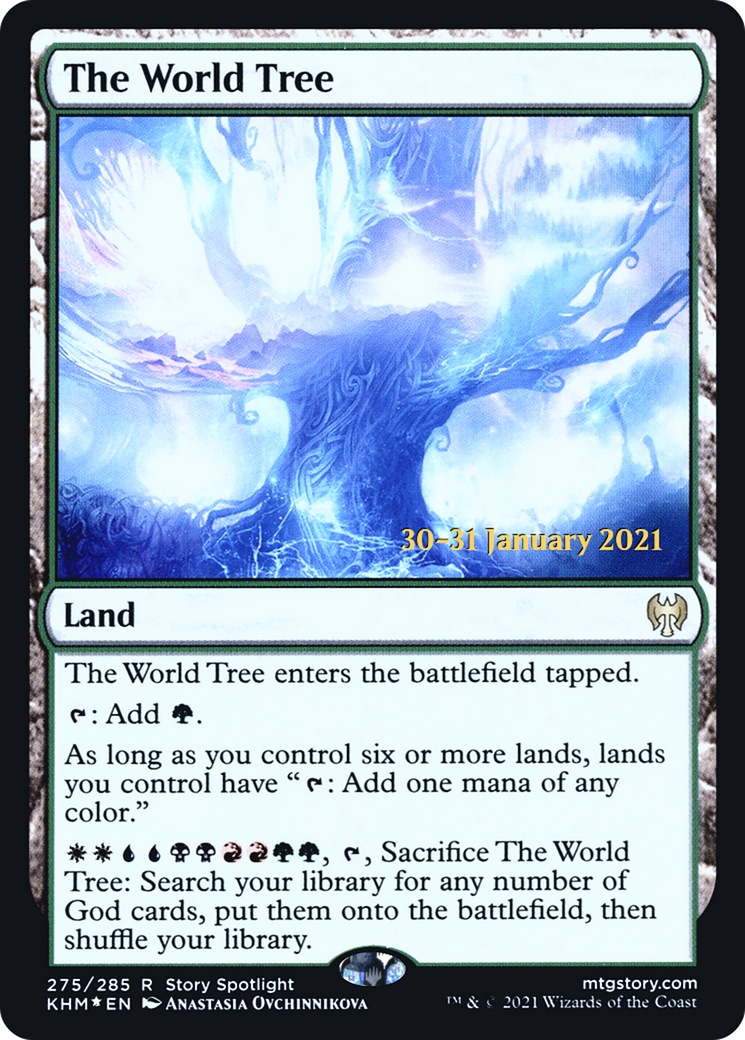 The World Tree (PRE-275S) - Kaldheim Promos Foil