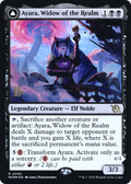 Ayara, Widow of the Realm (PRE-090) - March of the Machine Promos Foil