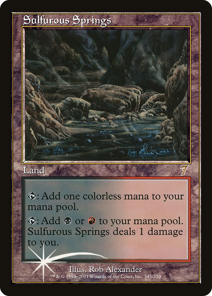Sulfurous Springs (7ED-345★) - 7th Edition