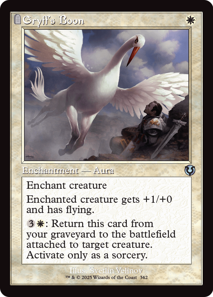 Gryff's Boon (Retro Frame) (INR-342) - Innistrad Remastered