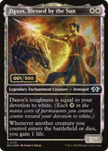 Daxos, Blessed by the Sun (Serial Numbered) (MUL-132) - Multiverse Legends: (Showcase, enchantment) Foil