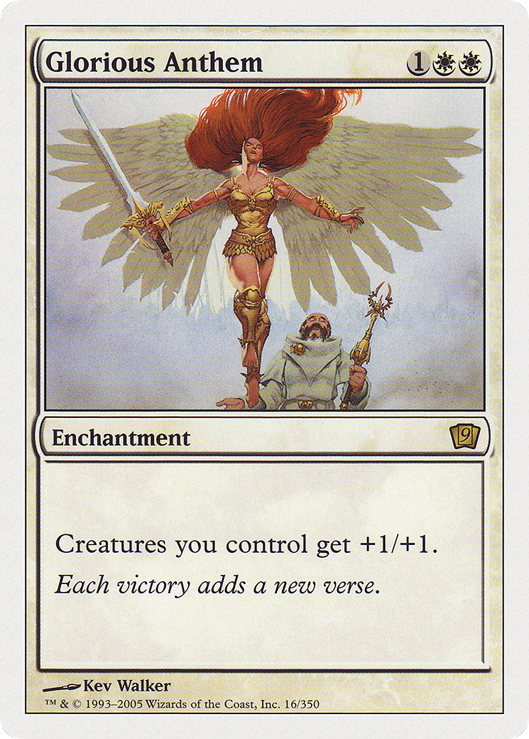 Glorious Anthem (9ED-016) - 9th Edition