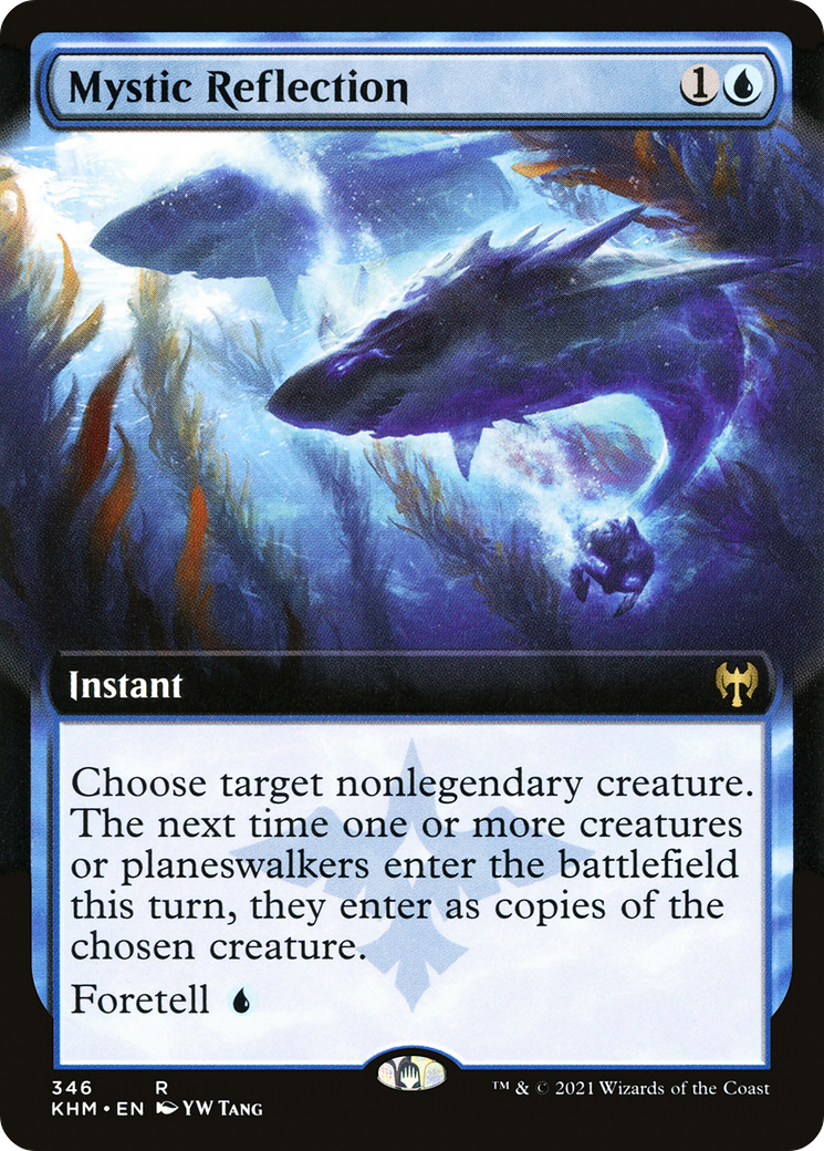 Mystic Reflection (Extended Art) (KHM-346) - Kaldheim: (Extended Art) Foil