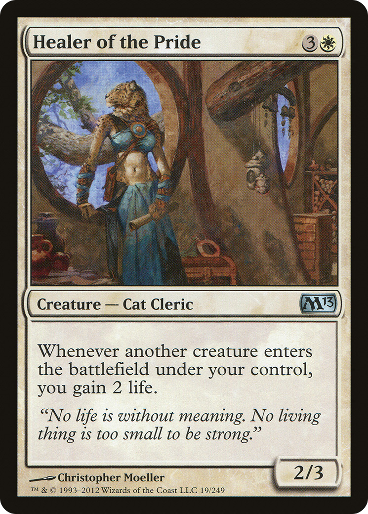 Healer of the Pride (M13-019) - Magic 2013 Foil