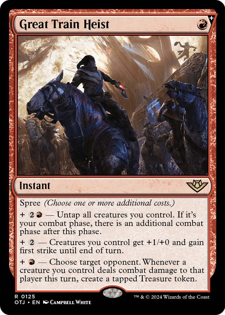Great Train Heist (OTJ-125) - Outlaws of Thunder Junction: (spree) Foil
