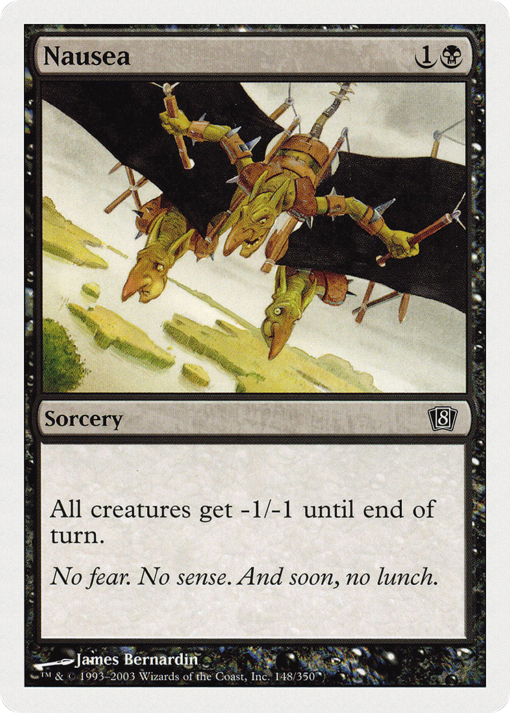 Nausea (8ED-148) - 8th Edition Foil