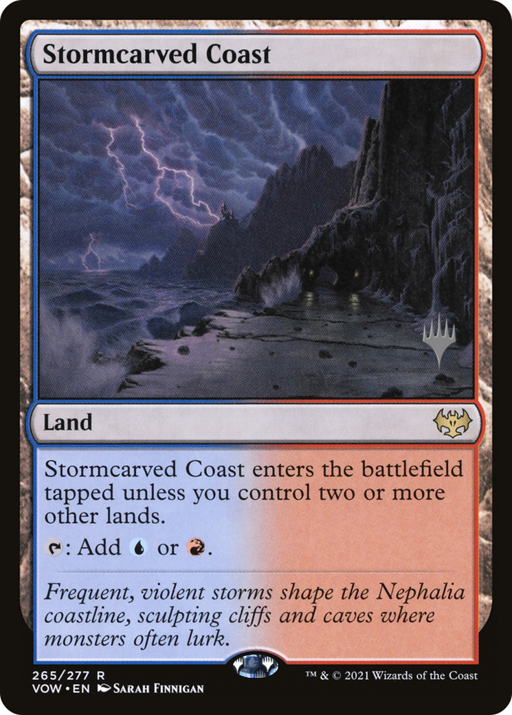 Stormcarved Coast (PPDMU-265) - Innistrad: Crimson Vow Promos