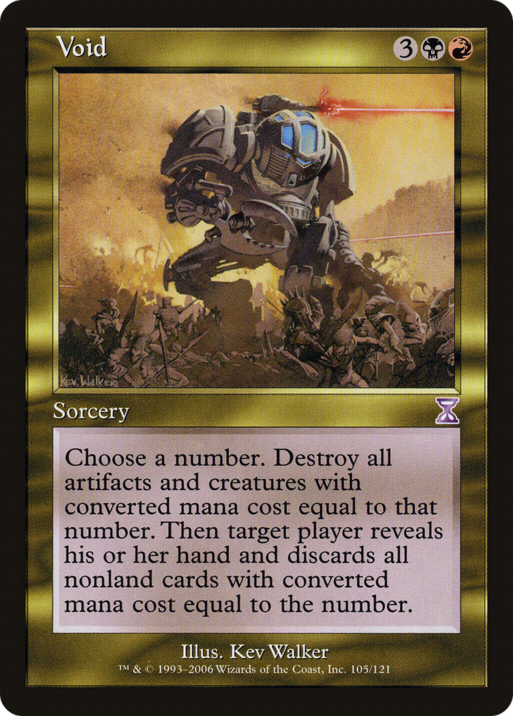 Void (TSB-105) - Time Spiral Timeshifted Foil