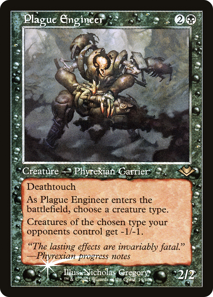 Plague Engineer (Retro Frame) (MH1-014) - Modern Horizons 1 Timeshifts Foil