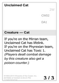Unclaimed Cat (UNK-) - Unknown Event
