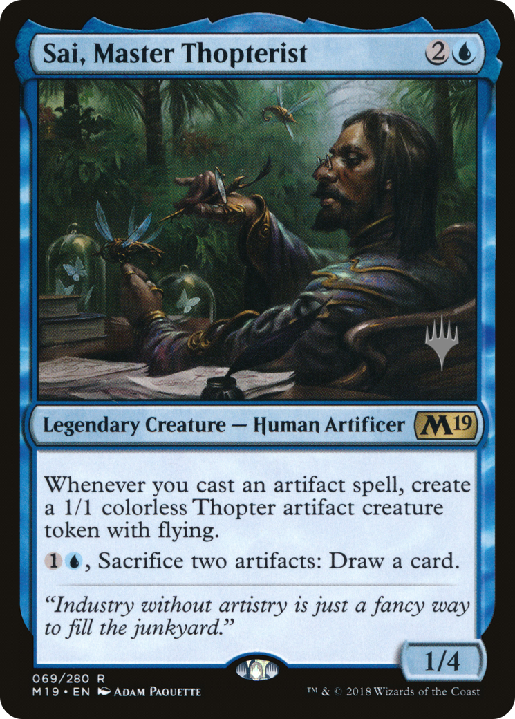 Sai, Master Thopterist (PPM20-069) - Core Set 2019 Promos Foil
