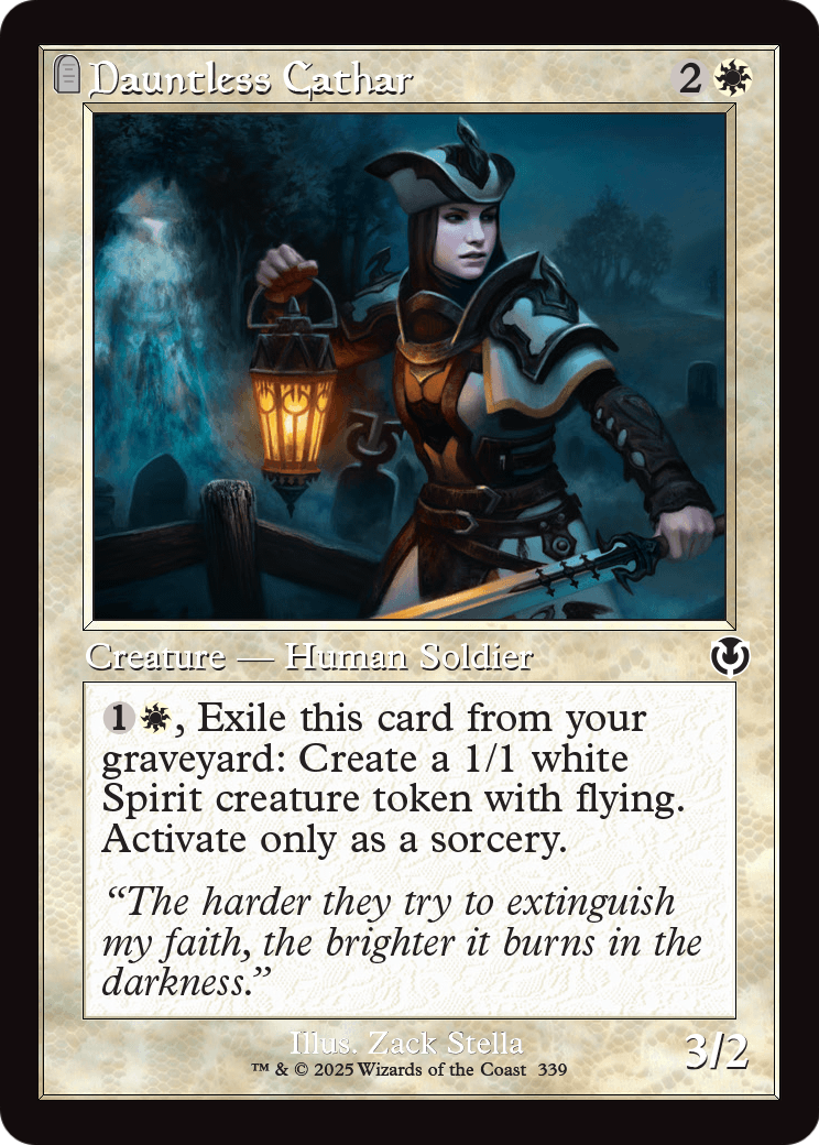 Dauntless Cathar (Retro Frame) (INR-339) - Innistrad Remastered Foil