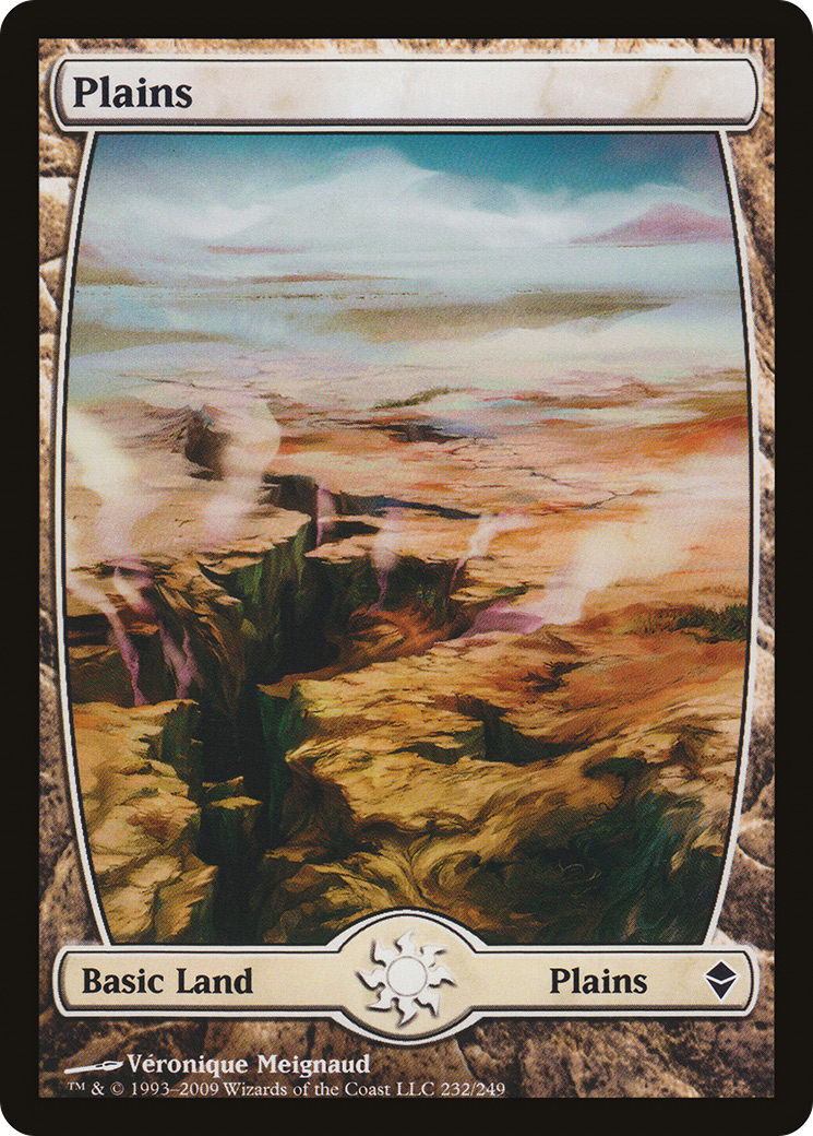 Plains (232) - Full Art (ZEN-232) - Zendikar
