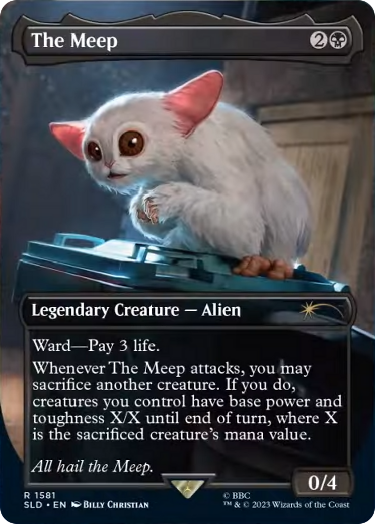 The Meep (SLD-1581) - Secret Lair Drop (Borderless) Foil