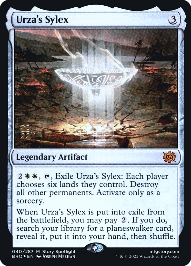 Urza's Sylex (PRE-040) - The Brothers' War Promos Foil