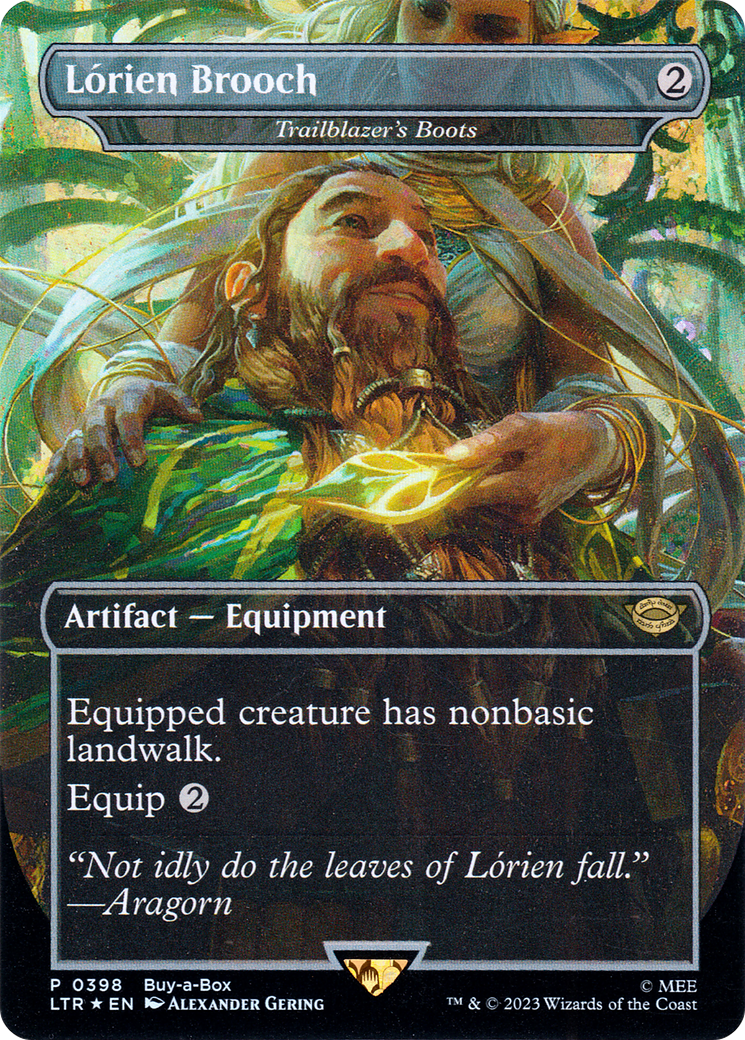 Lorien Brooch - Trailblazer's Boots (BABP-398) - Buy-A-Box Promos / Lórien Brooch (Borderless) Foil