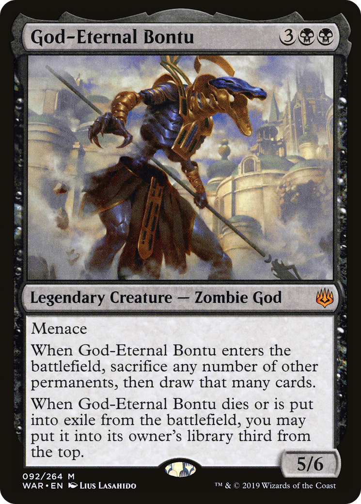 God-Eternal Bontu (WAR-092) - War of the Spark Foil