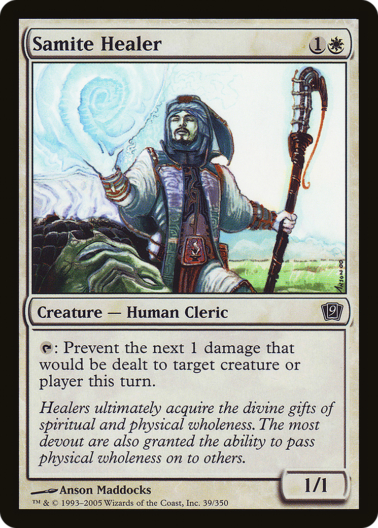 Samite Healer (9ED-039) - 9th Edition Foil