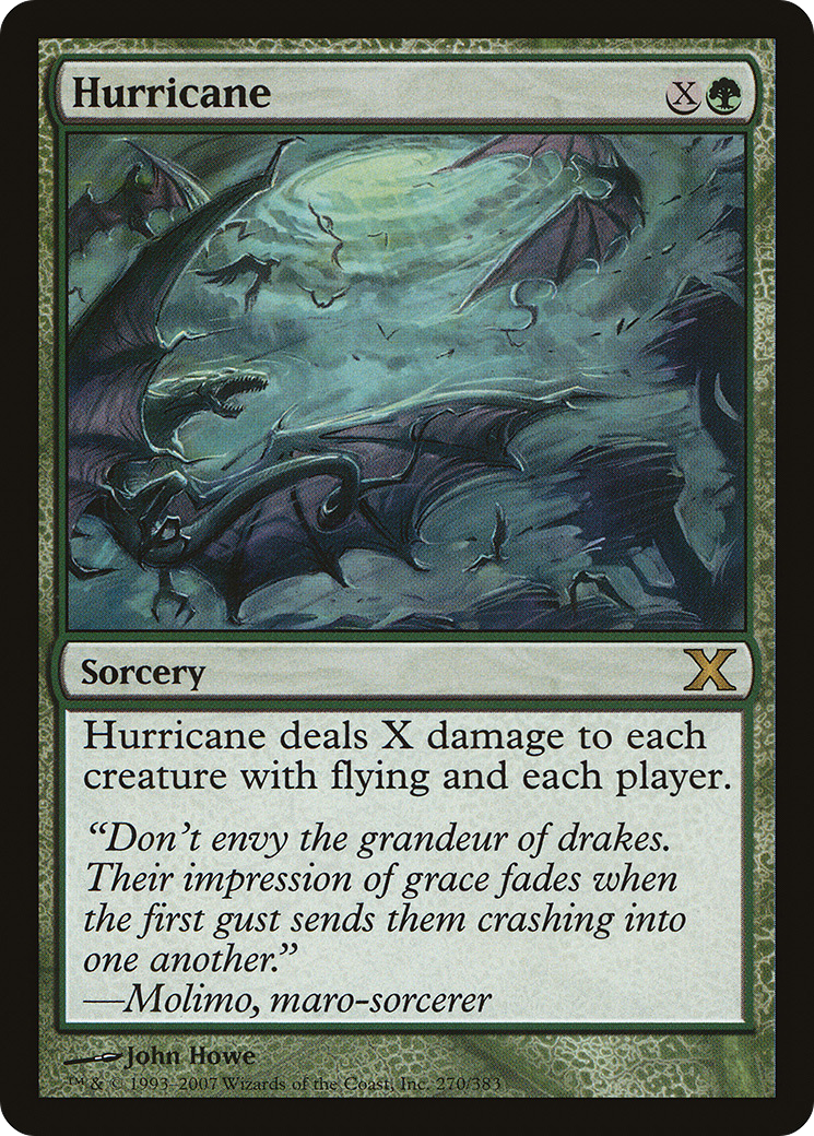 Hurricane (10E-270) - Tenth Edition Foil