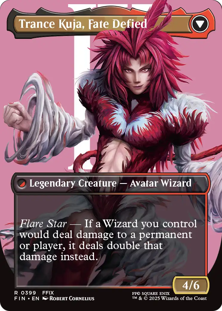 Kuja, Genome Sorcerer (Borderless) (FIN-399) - FINAL FANTASY Foil
