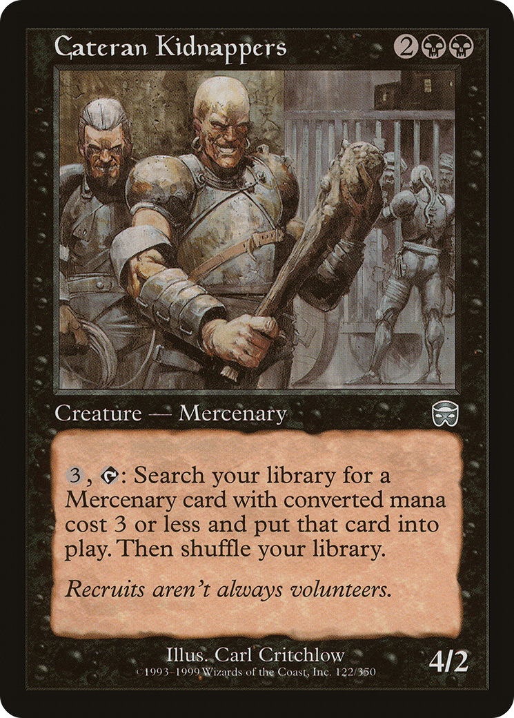 Cateran Kidnappers (MMQ-122) - Mercadian Masques Foil