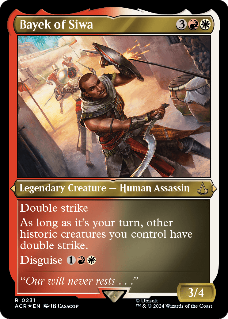 Bayek of Siwa (Foil Etched) (ACR-231) - Assassin's Creed Foil