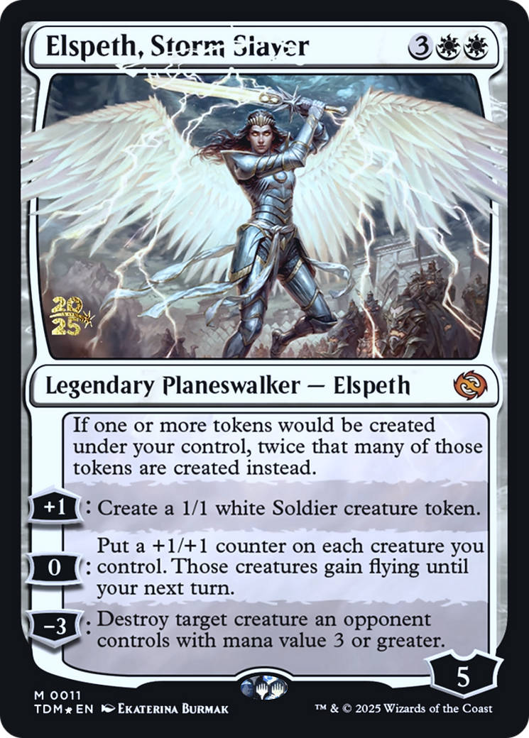 Elspeth, Storm Slayer (PRE-011) - Prerelease Cards Foil