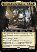 Korvold, Gleeful Glutton (Extended Art) (WOC-038) - Wilds of Eldraine Commander: (Extended Art)