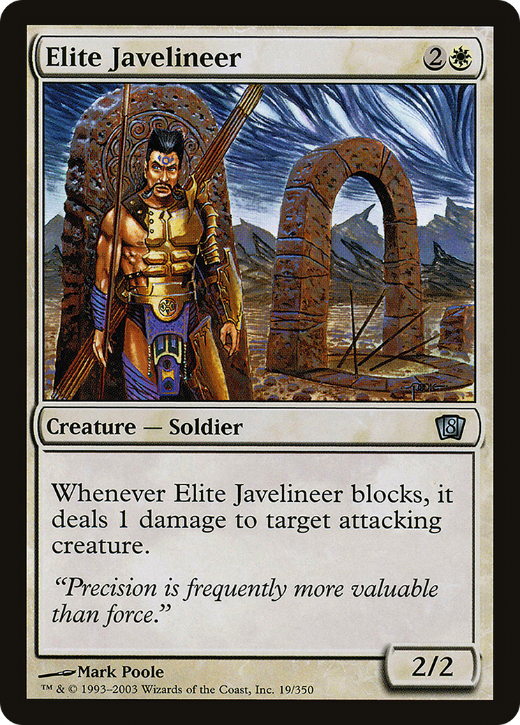 Elite Javelineer (8ED-019) - 8th Edition Foil