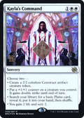 Kayla's Command (PRE-009) - The Brothers' War Promos Foil