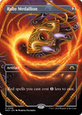 Ruby Medallion (Borderless) (MH3-348) - Modern Horizons 3 Foil