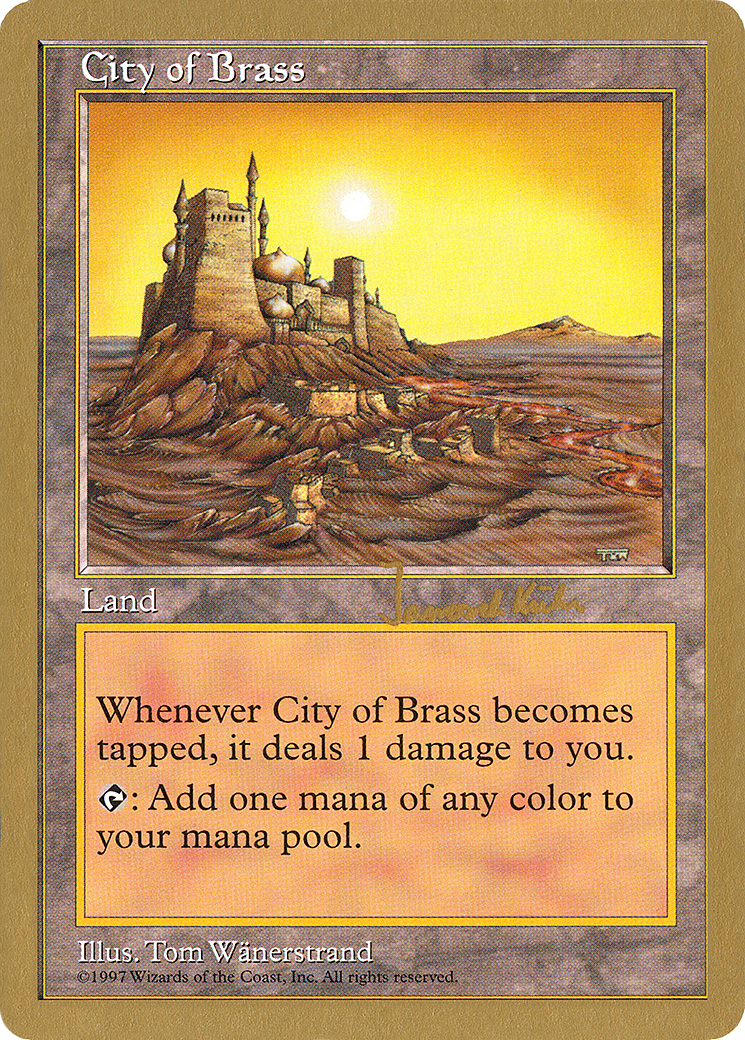 City of Brass - 1997 Janosch Kuhn (5ED) (WCD-) - World Championship Decks 1997