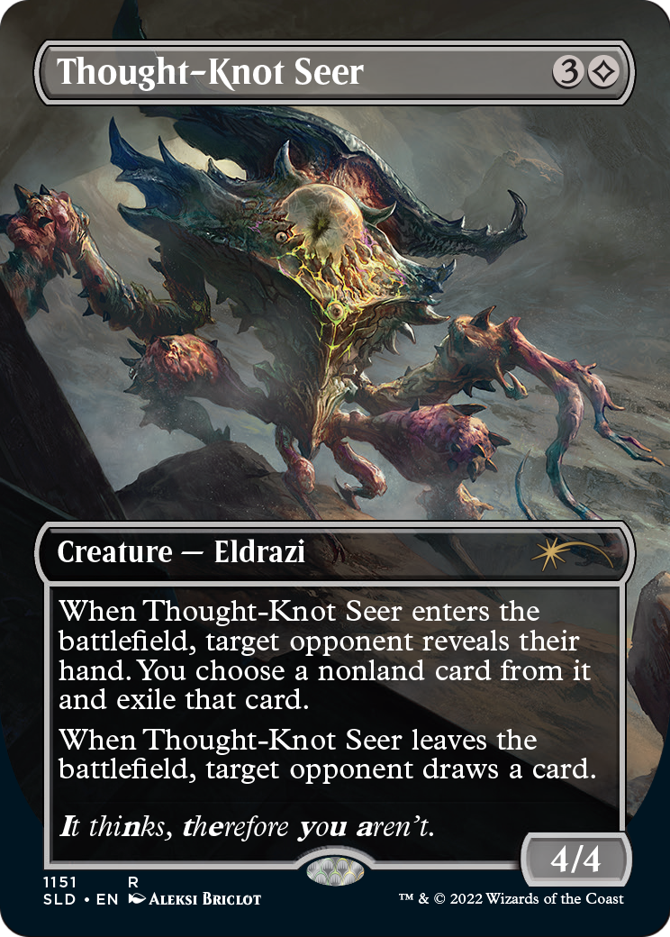 Thought-Knot Seer (1151) (SLD-1151) - Secret Lair Drop (Borderless)