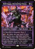 Hidetsugu, Devouring Chaos (Showcase) (NEO-378) - Kamigawa: Neon Dynasty: (Showcase)