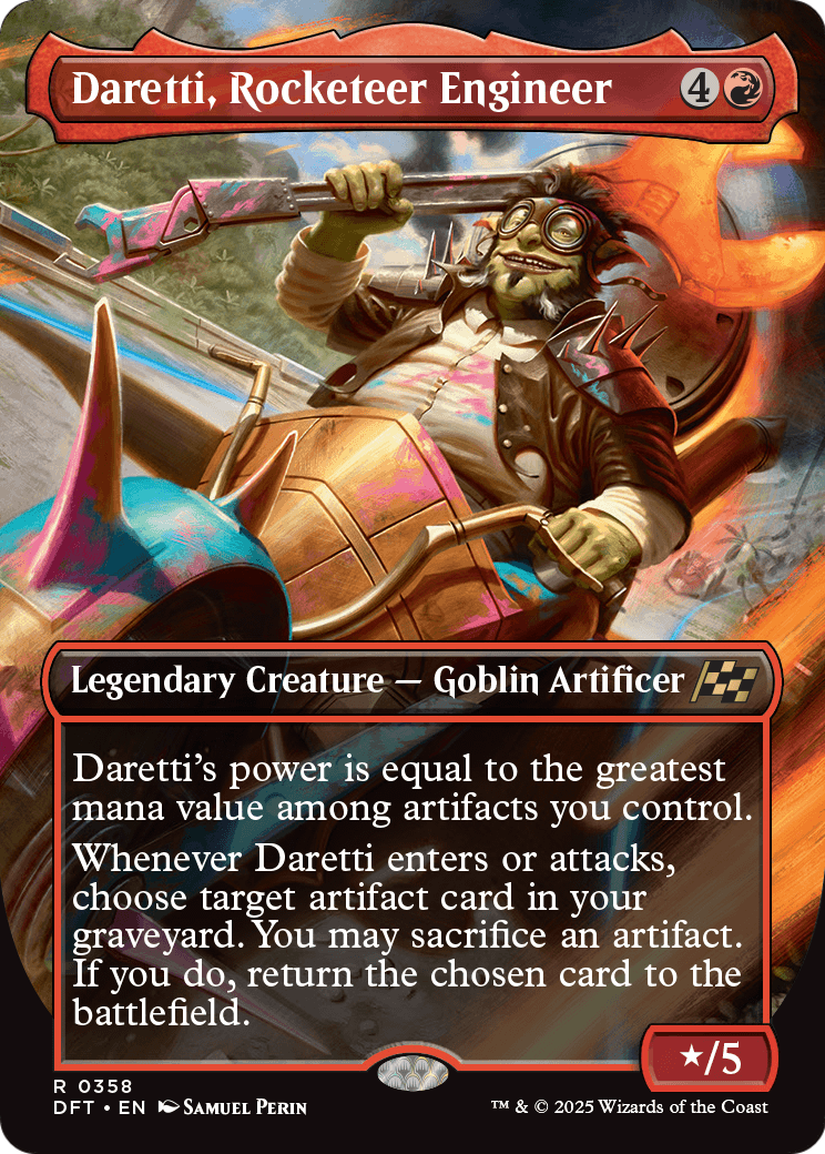 Daretti, Rocketeer Engineer (Borderless) (DFT-358) - Aetherdrift