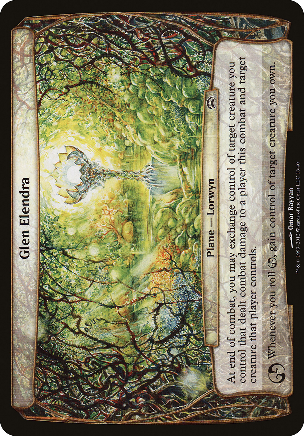 Glen Elendra (Planechase 2012) (OVER-016) - Planechase 2012 Planes Foil