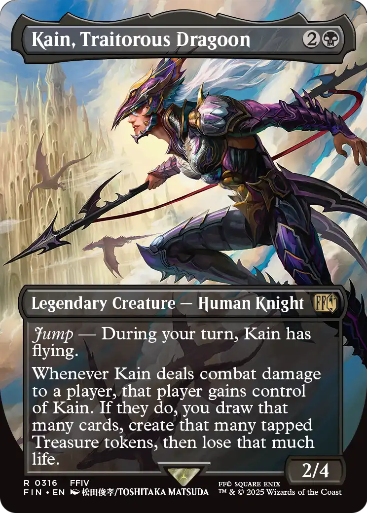Kain, Traitorous Dragoon (Borderless) (FIN-316) - FINAL FANTASY