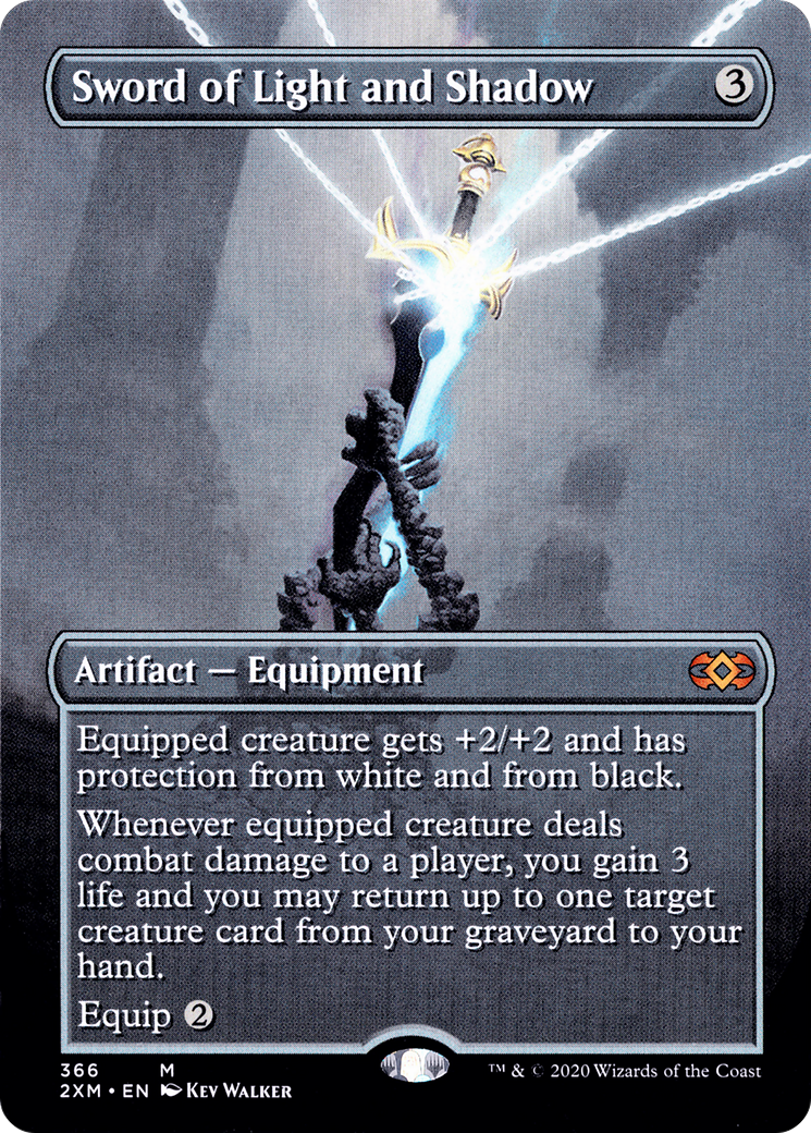 Sword of Light and Shadow (Borderless) (2XM-366) - Double Masters