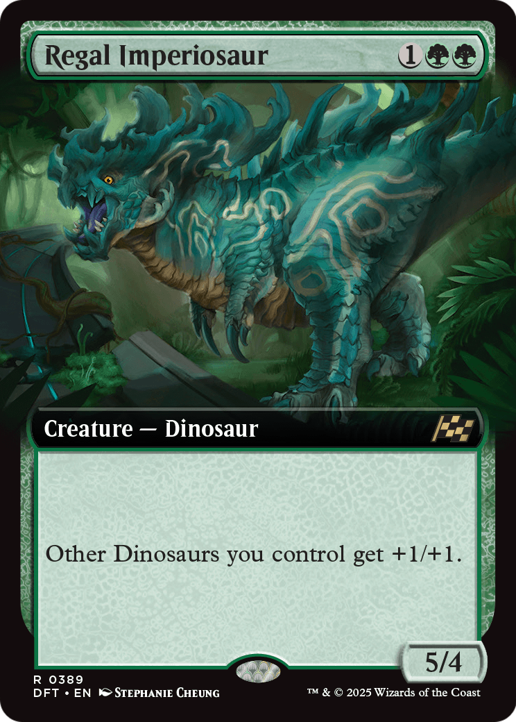 Regal Imperiosaur (Extended Art) (DFT-389) - Aetherdrift: (Extended Art)