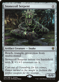 Stonecoil Serpent (MEDIA-235) - Throne of Eldraine Promos Foil