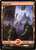 Mountain (266) - Full Art (BFZ-266) - Battle for Zendikar Foil