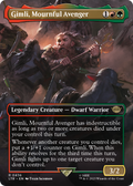 Gimli, Mournful Avenger (Borderless) (LTR-436) - The Lord of the Rings: Tales of Middle-earth Foil
