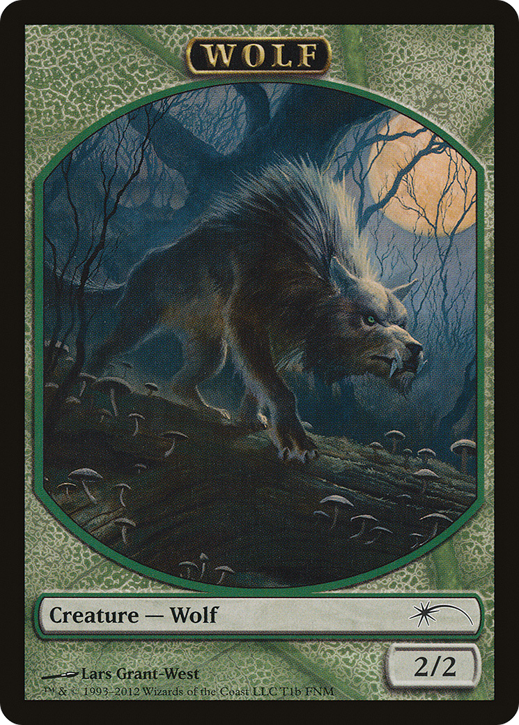 Human // Wolf Token (FNM-) - Friday Night Magic 2012