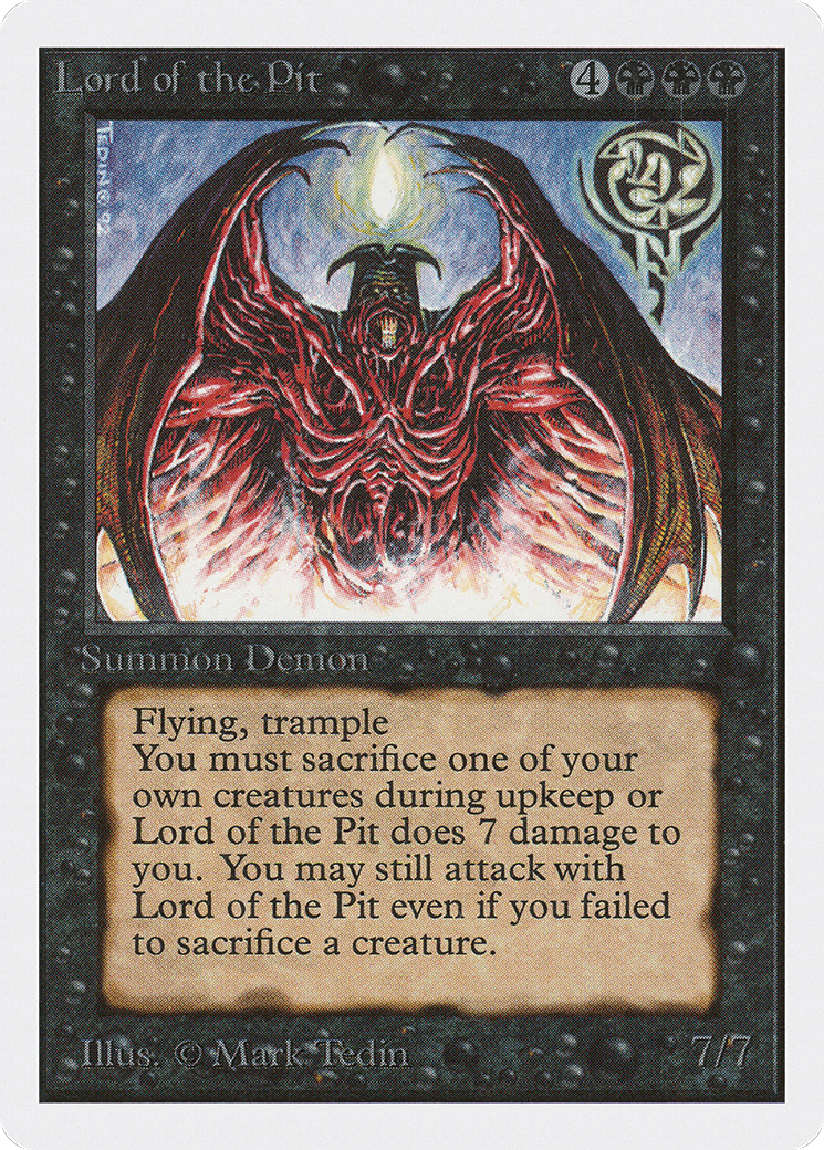 Lord of the Pit (2ED-) - Unlimited Edition
