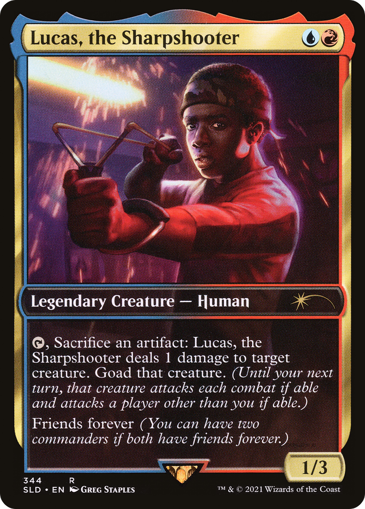 Lucas, the Sharpshooter (SLD-344) - Secret Lair Drop / Lucas, the Sharpshooter