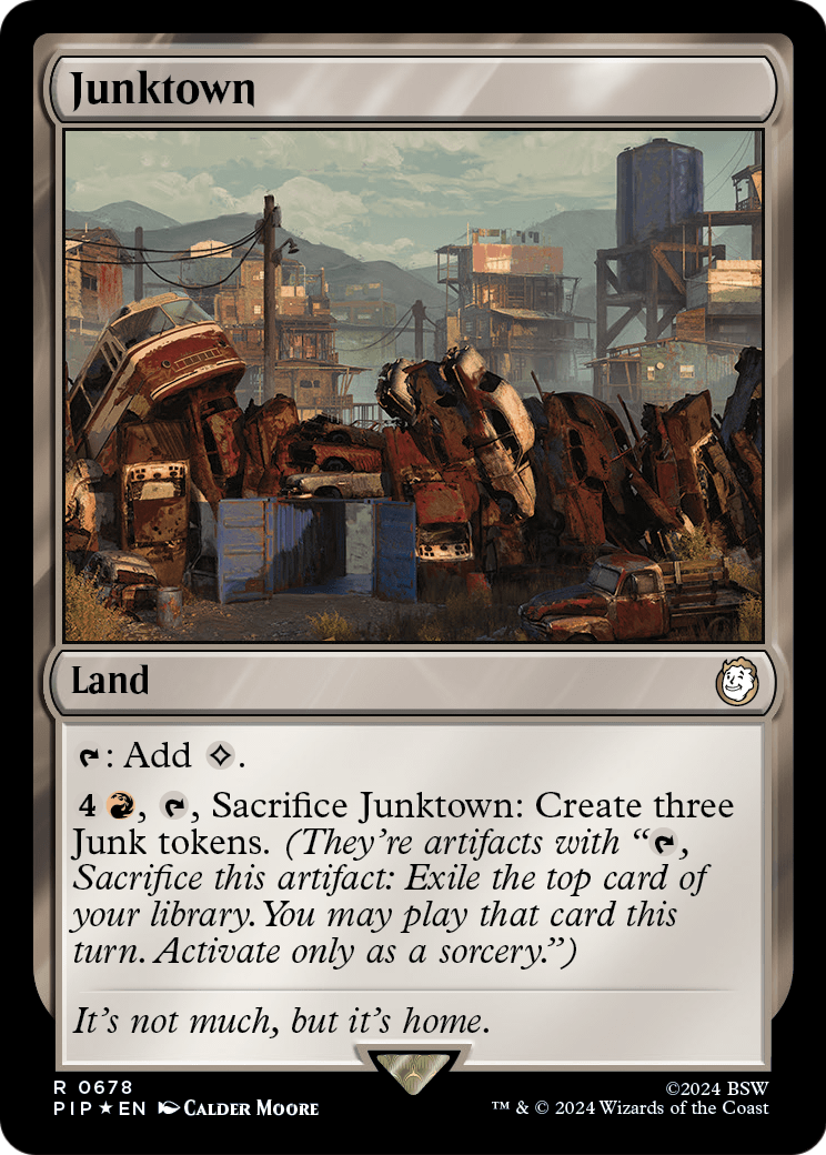 Junktown (Surge Foil) (PIP-678) - Fallout Foil