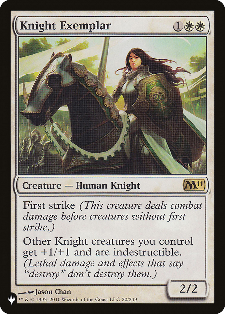 Knight Exemplar (M11) (LIST-M11-20) - The List
