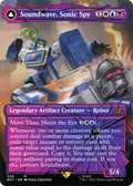 Soundwave, Sonic Spy (Shattered Glass) (BOT-028) - Transformers: (shatteredglass, convertdfc) (Borderless) Foil