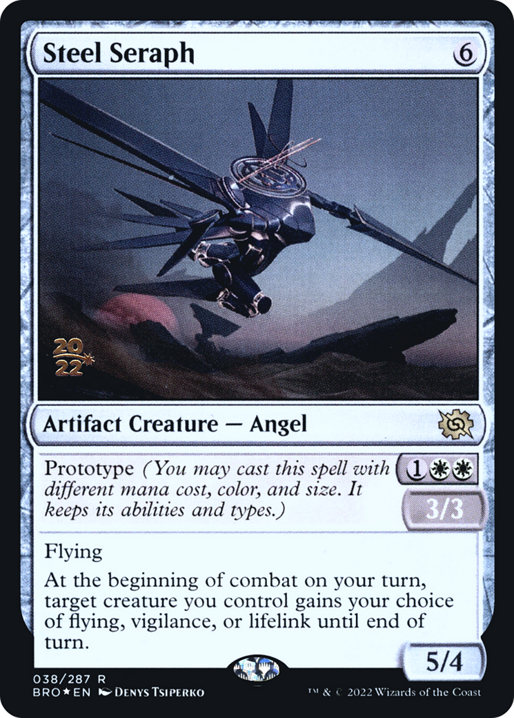 Steel Seraph (PRE-038) - The Brothers' War Promos Foil