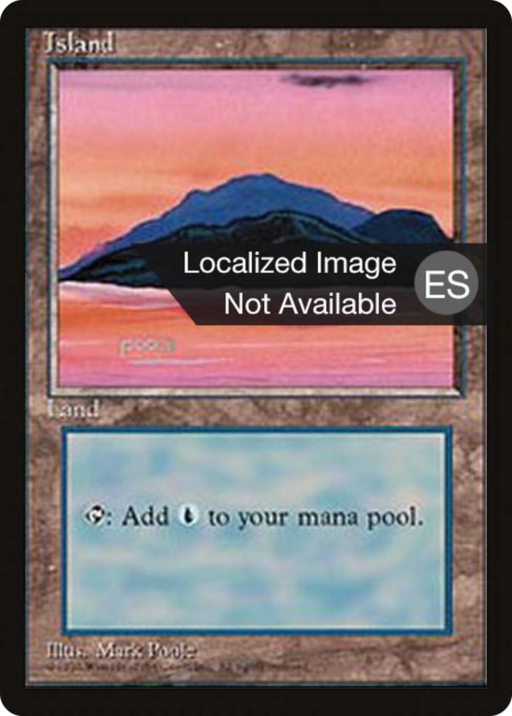 Island (C) (4BB-180) - Fourth Edition Foreign Black Border